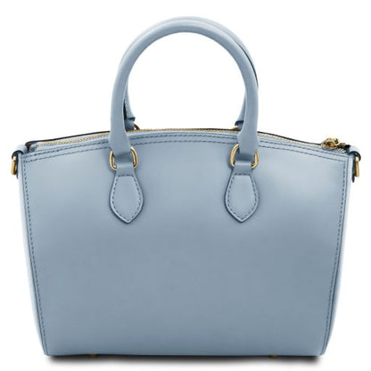 Black leather Handbags Layla - by Tuscany Leather