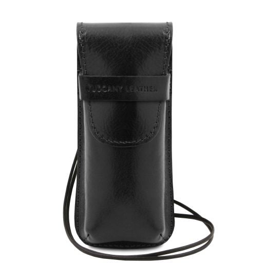 Black leather Travel Accessories Exclusive by Tuscany Leather