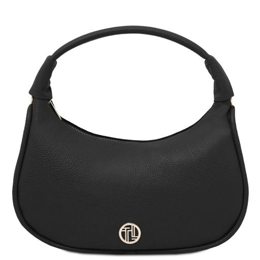 Black leather Handbags Michelle - by Tuscany Leather