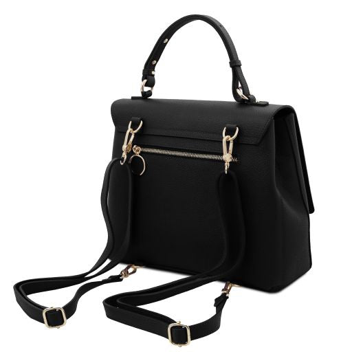 Black leather Handbags Silene - by Tuscany Leather