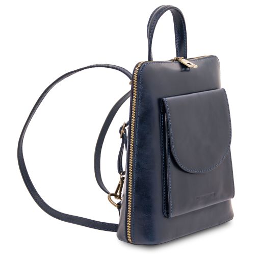 Paris - Small leather backpack for women