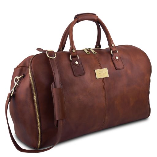 Black leather Garment Bags Antigua - by Tuscany Leather