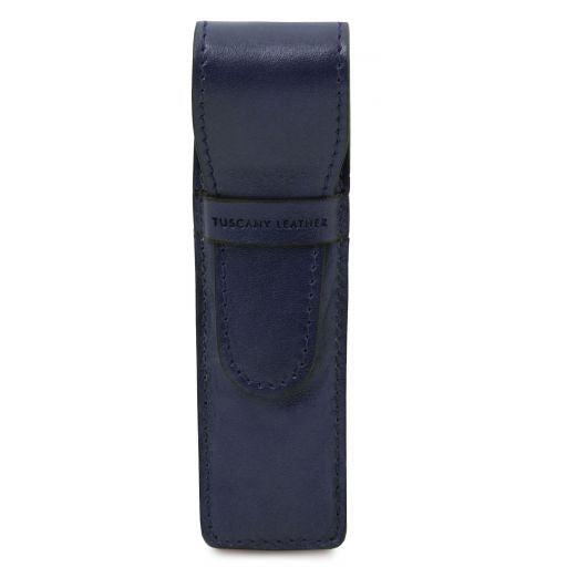 Dark Blue leather Travel Accessories Exclusive by Tuscany Leather