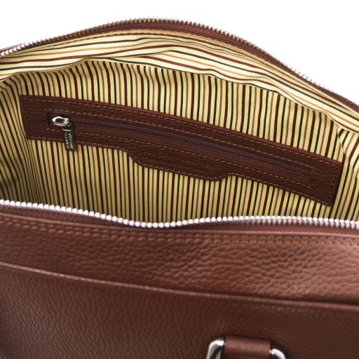 Treviso - Leather laptop briefcase
