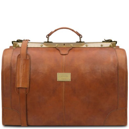 Natural leather Duffel Bags Madrid - by Tuscany Leather
