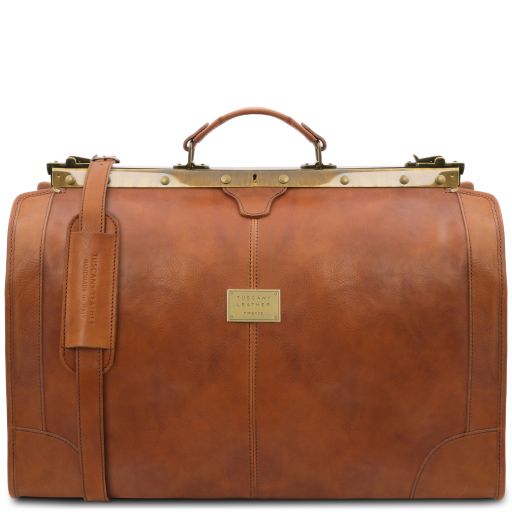 Natural leather Duffel Bags Madrid - by Tuscany Leather