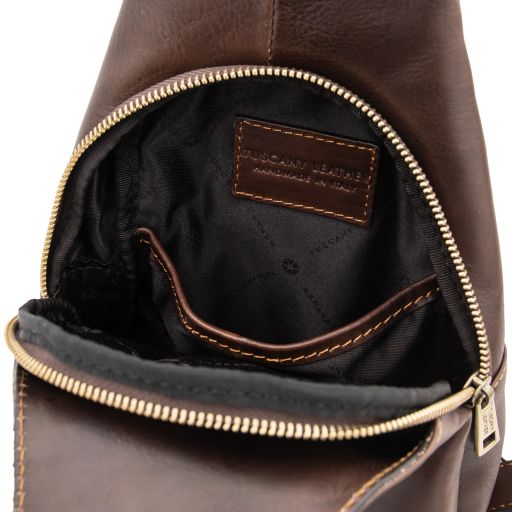 Kevin - Leather crossover bag