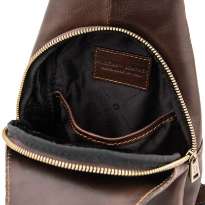 Kevin - Leather crossover bag