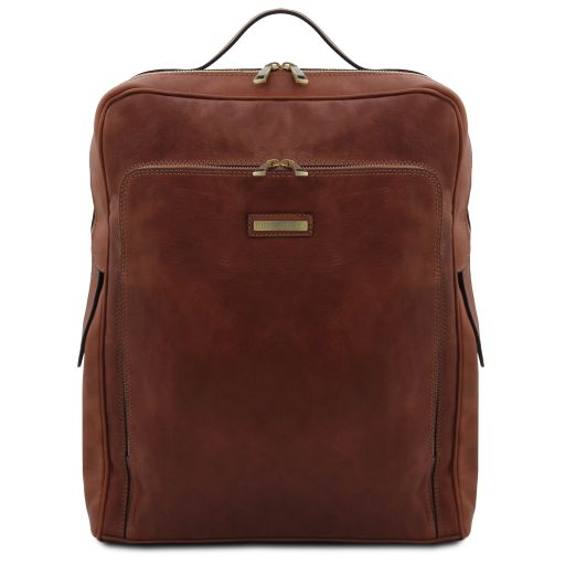 Brown leather Laptop Bags Bangkok - by Tuscany Leather