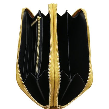 Mira - Double zip around leather wallet