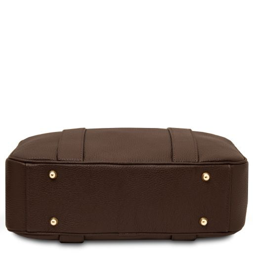 Black leather Handbags Stephany - by Tuscany Leather