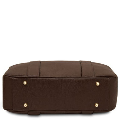 Black leather Handbags Stephany - by Tuscany Leather