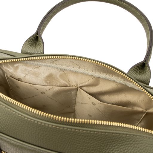 Black leather Handbags Stephany - by Tuscany Leather