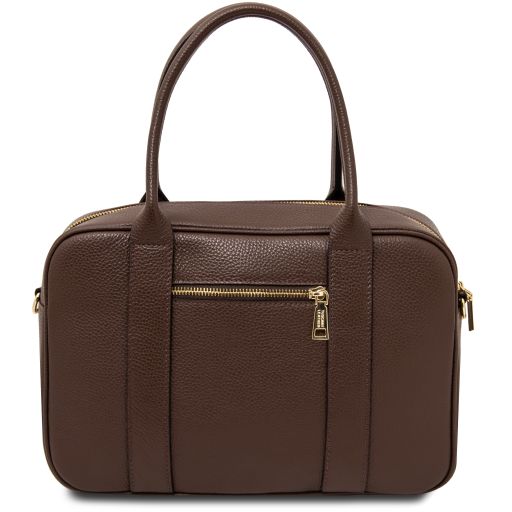 Black leather Handbags Stephany - by Tuscany Leather