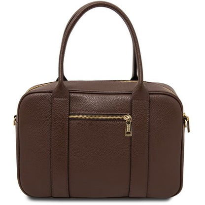 Black leather Handbags Stephany - by Tuscany Leather