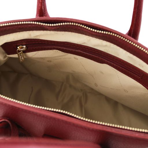 Red leather Handbags TL by Tuscany Leather