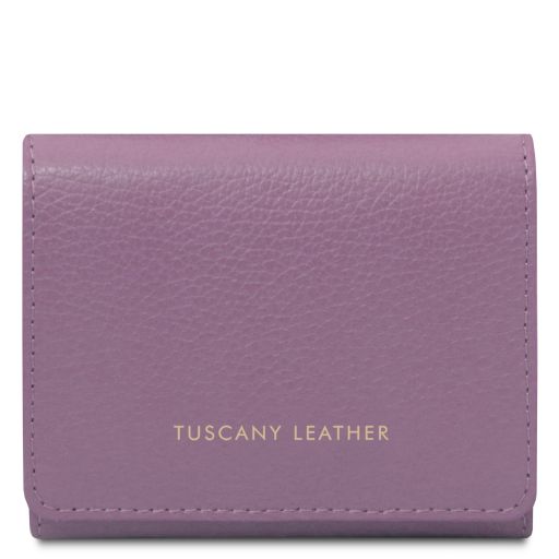 Lilac leather Wallets & Money Clips Iside - by Tuscany Leather