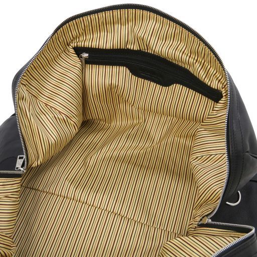 Dark Brown leather Duffel Bags Oslo - by Tuscany Leather