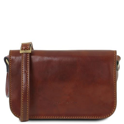 Carmen - Leather shoulder bag with flap