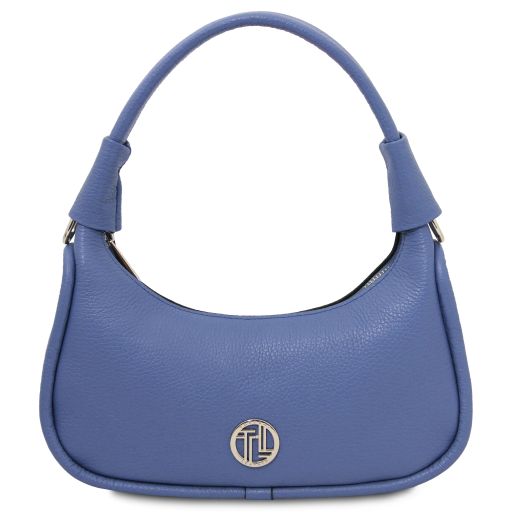 Blue leather Handbags Michelle - by Tuscany Leather