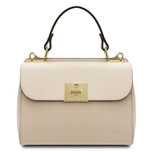 Beige leather Handbags Armonia - by Tuscany Leather