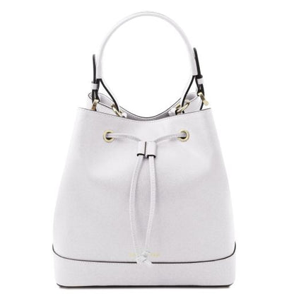 White leather Handbags Minerva - by Tuscany Leather
