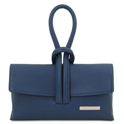 Dark Blue leather Handbags TL by Tuscany Leather