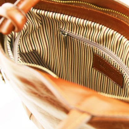 Patty - Leather convertible backpack shoulderbag