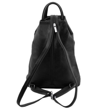 Red leather Backpacks Shanghai - by Tuscany Leather