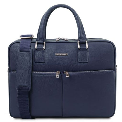 Treviso - Leather laptop briefcase