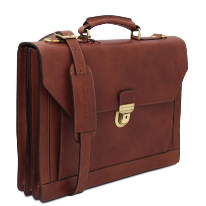 Natural leather Briefcases Cremona - by Tuscany Leather