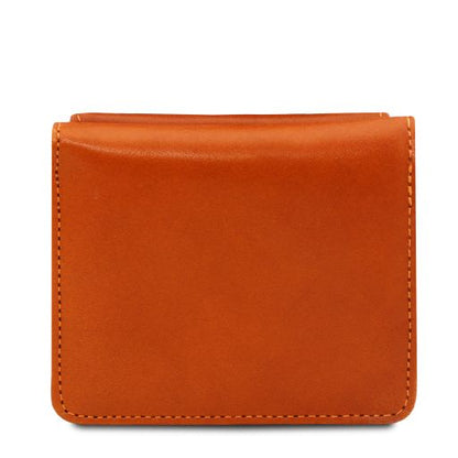 Exclusive leather wallet with coin pocket