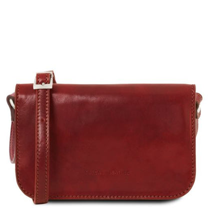 Carmen - Leather shoulder bag with flap