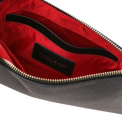 Coffee leather Handbags Diva - by Tuscany Leather