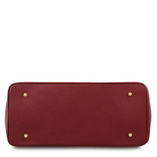 Red leather Handbags TL by Tuscany Leather