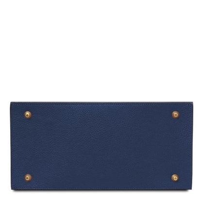 Black leather Handbags Coccola - by Tuscany Leather