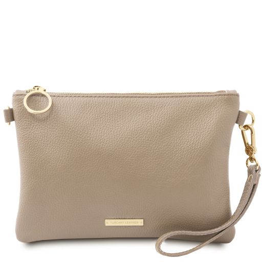 Light Taupe leather Handbags TL by Tuscany Leather