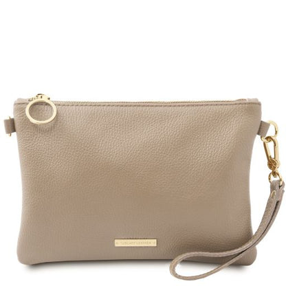 Light Taupe leather Handbags TL by Tuscany Leather