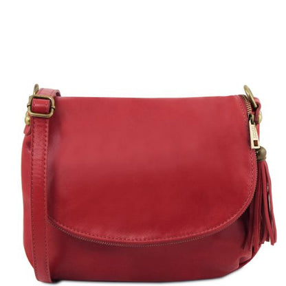 TL Bag - Soft leather shoulder bag with tassel detail