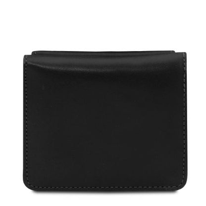 Exclusive leather wallet with coin pocket