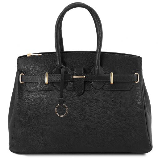 Black leather Handbags TL by Tuscany Leather