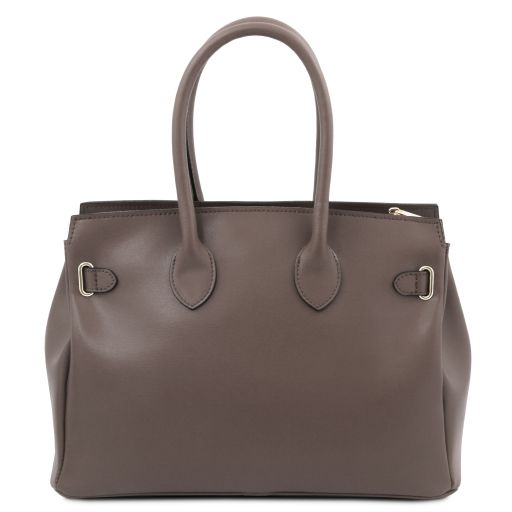 Cognac leather Handbags TL by Tuscany Leather