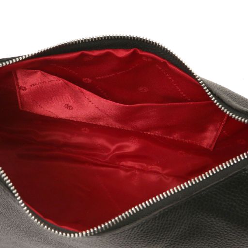 Black leather Handbags Michelle - by Tuscany Leather