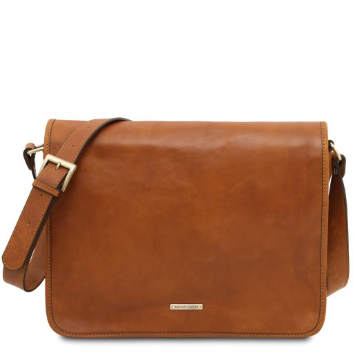 Natural leather Satchels TL Messenger by Tuscany Leather