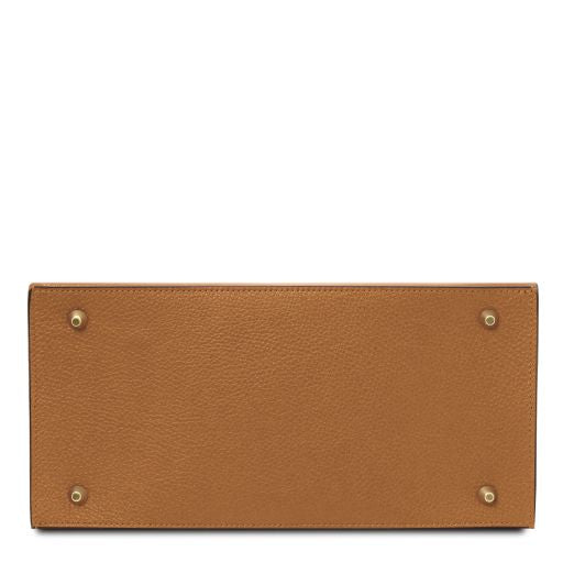 Black leather Handbags Coccola - by Tuscany Leather