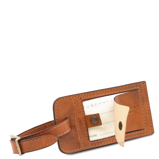 Dark Brown leather Travel Accessories Matte by Tuscany Leather