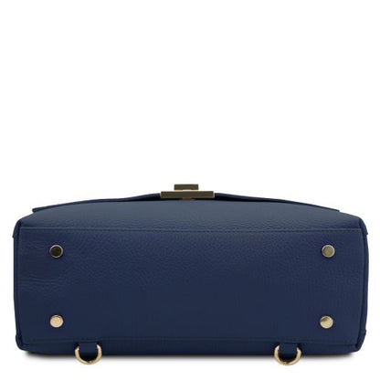 Black leather Handbags Silene - by Tuscany Leather