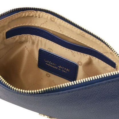 Coffee leather Handbags Diva - by Tuscany Leather