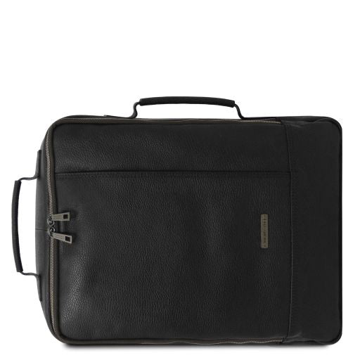 Dark Blue leather Backpacks Brooklyn - by Tuscany Leather