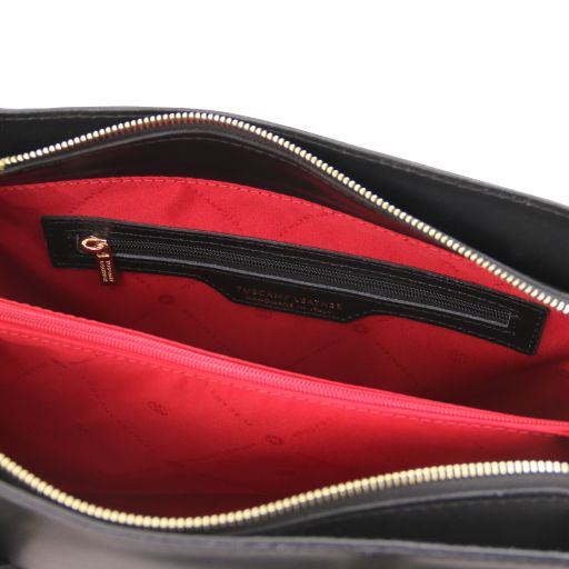 Black leather Handbags TL by Tuscany Leather